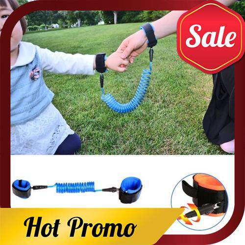 360 Degree Anti Lost Wrist Link Toddler Leash Safety Harness for Baby (2M) (Blue)