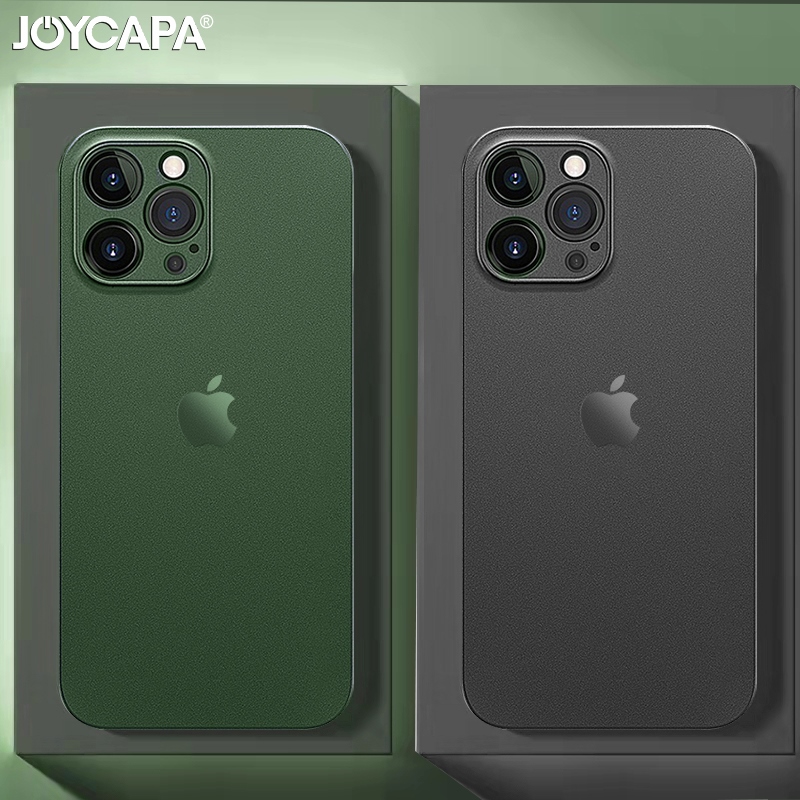 【forest-protective】 Ultra Thin Soft Case For iPhone 13 12 Mini 11 Pro Max X XR XS SE2 7 8 6s Plus Matte Slim Translucent Shockproof PP Bumper Cover