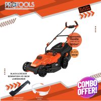 BLACK & DECKER OUTDOOR LIVING | BEMW471BH-XD BLACK & DECKER 38CM LAWN MOVER | LAWNS UP TO 600M2