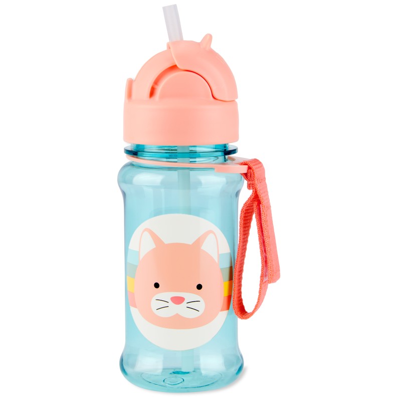Skip Hop Zoo Tritan Renew Straw Bottle - 355ml