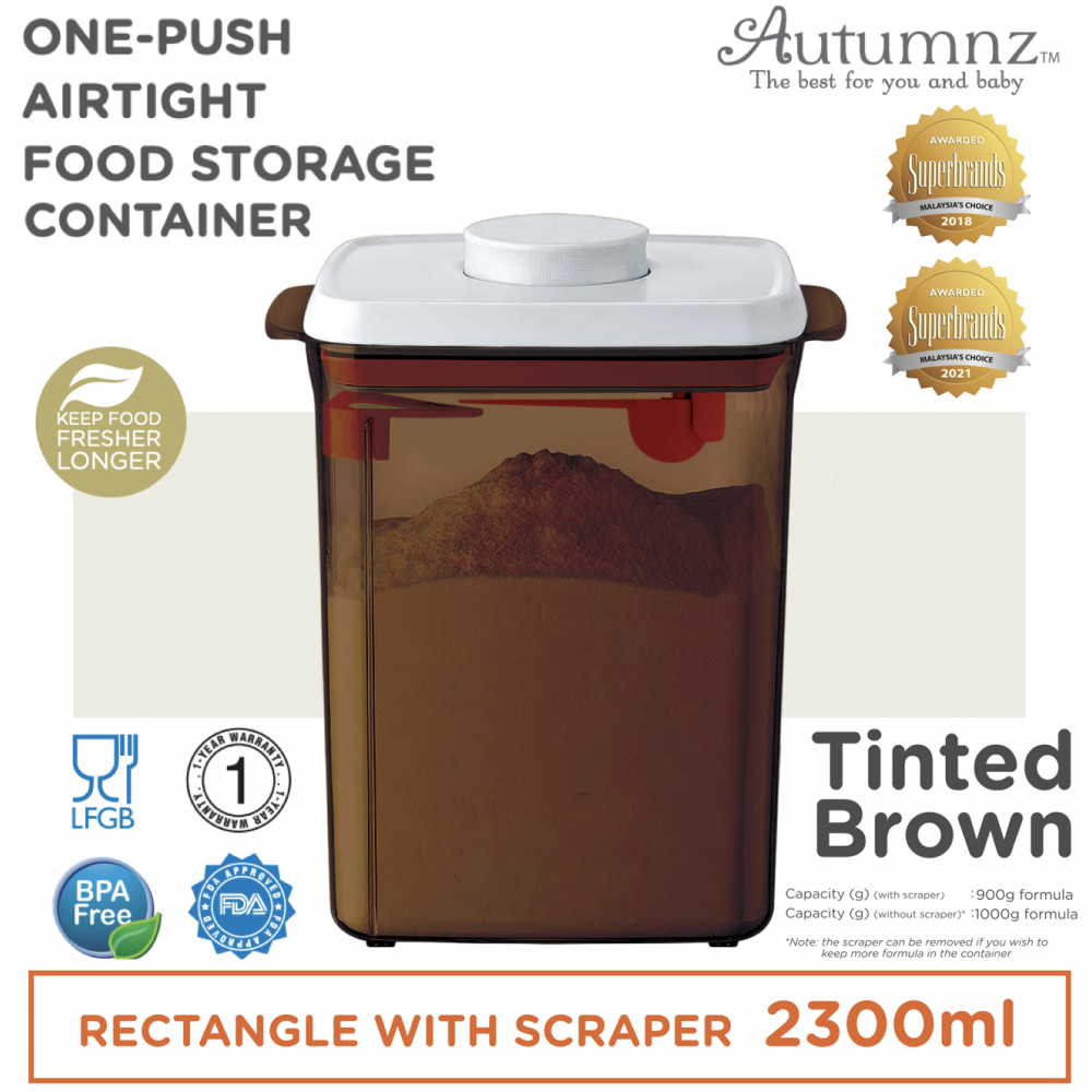 Autumnz One-Push Airtight Food Storage Container