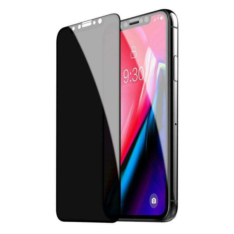 Full Coverage Tempered Glass Privacy Screen Protector For iPhone 6 / 6+/ 7/ 7+ / X XS XS Max XR 7/ 11 / 11 pro