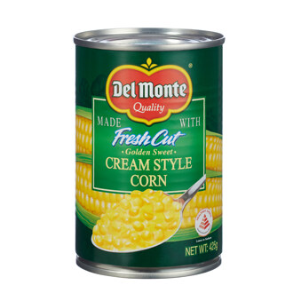 [Import] Del Monte Cream Style Golden Sweet Corn(Can) 425g (Exp : Aug 2022 ?)
