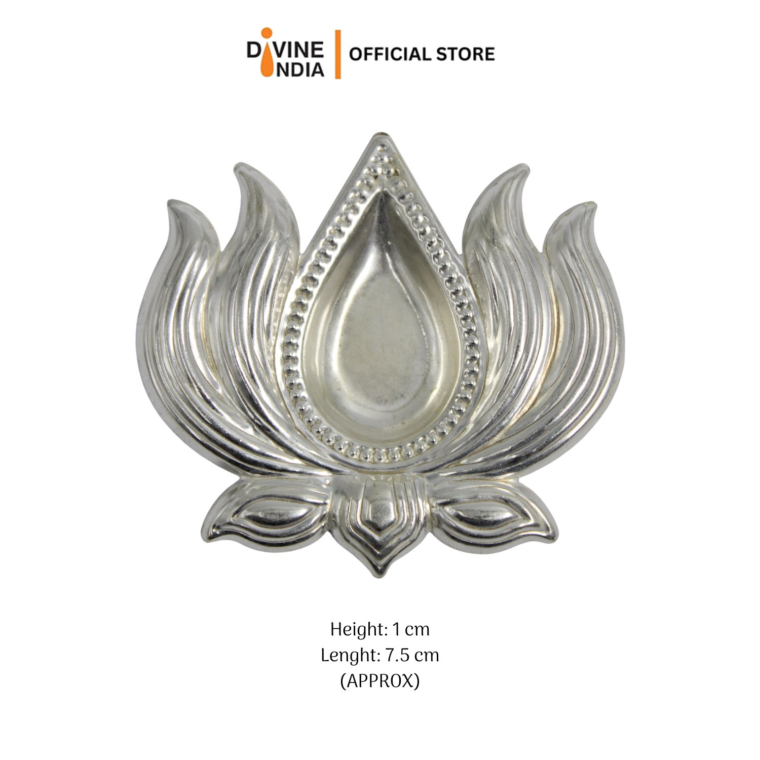 German Silver Diya with Unique Lotus Design | Lotus Diya | Thamarai Villaku | Deepavali Oil Lamp