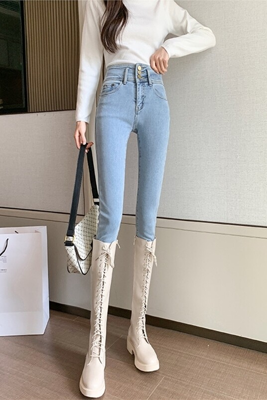 [Pre-Order] JYS Fashion Korean Style Women Jeans Pant Collection 610 - 9118 (ETA: 2022-08-31)