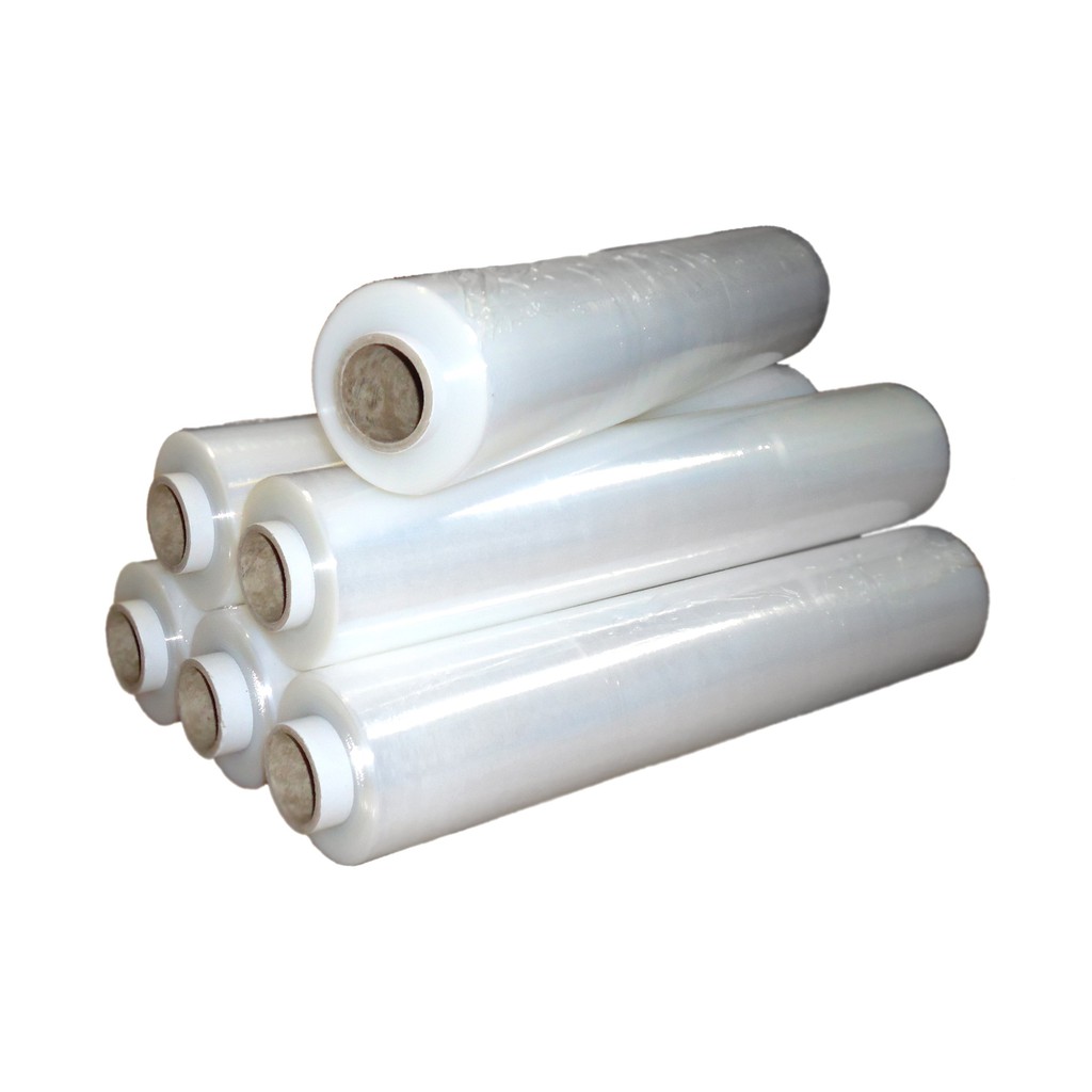 500mm Clear Stretch Film / Wrapping Roll / Plastic Pallet Wrap 3kg x 1 Roll