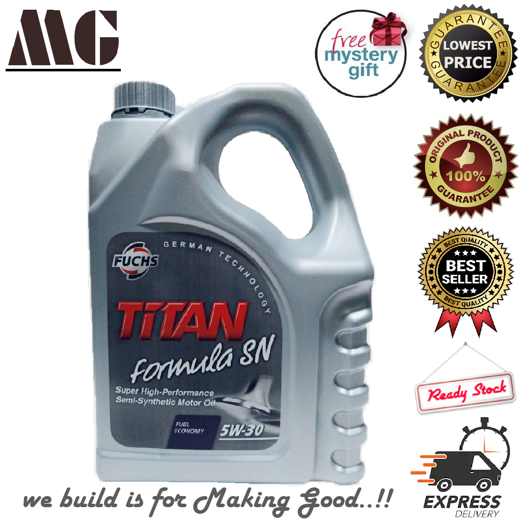 FUCHS TITAN FORMULA SN 5W30 4L SEMI SYNTHETIC ENGINE OIL 7000 KM Price