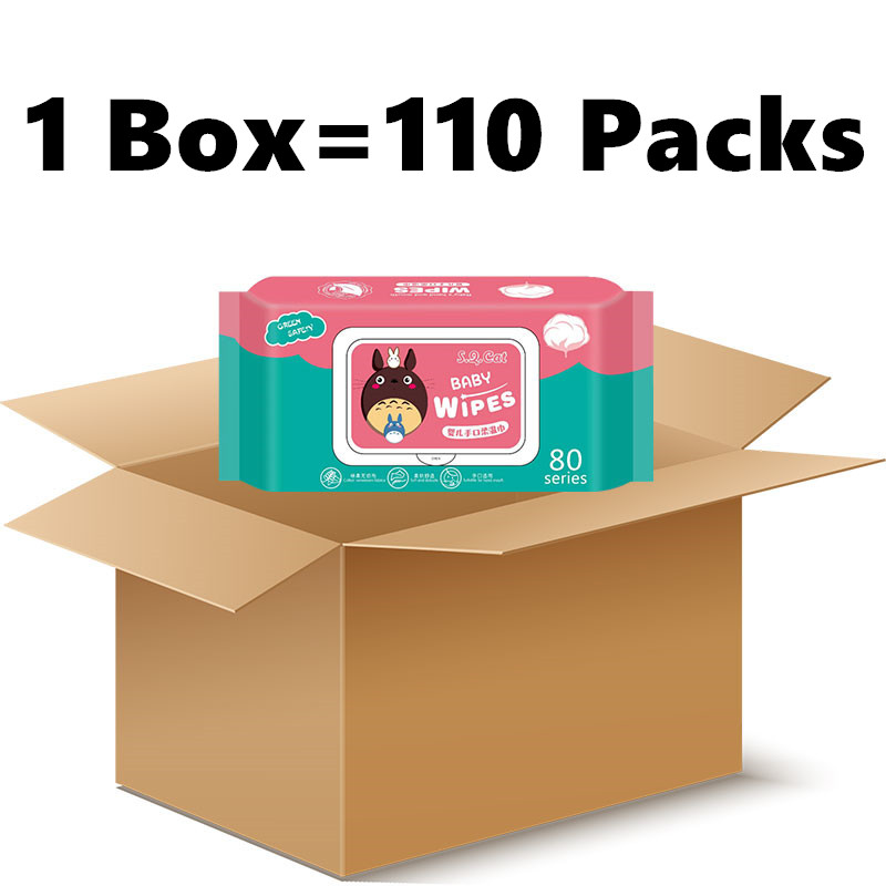 10 Packs=800 PCS HOT Sale New Wet Wipes For Baby Wet Tissue Baby Antibacterial Non Alcohol Free Wet Wipes Natural Organic Tissue Basah Murah Baby Wet Tissue For Adult Wet Wipes For Cleaning Baby Wet Wipes For Face Hand Body Fragrance