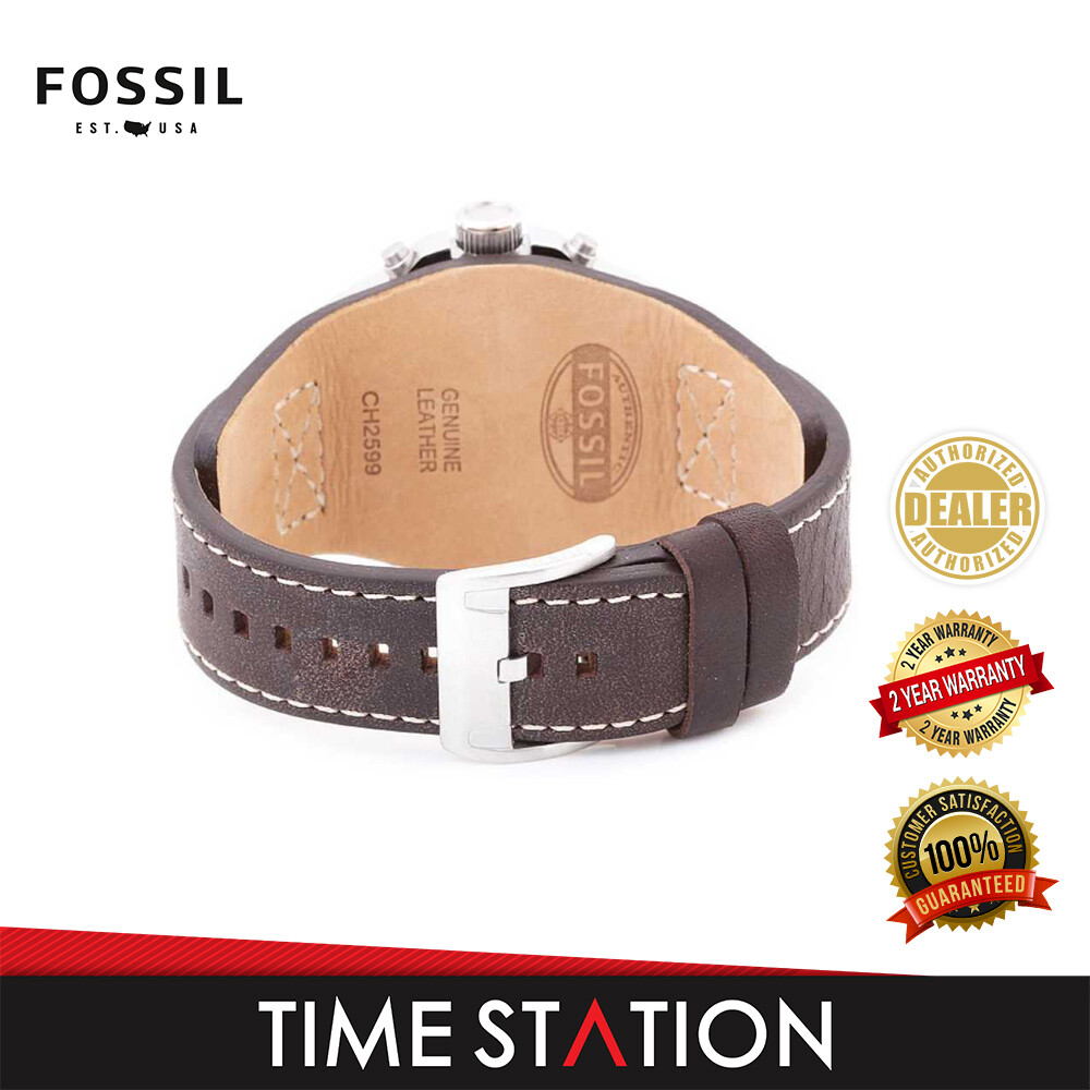 Fossil Decker Chronograph Leather Men's 