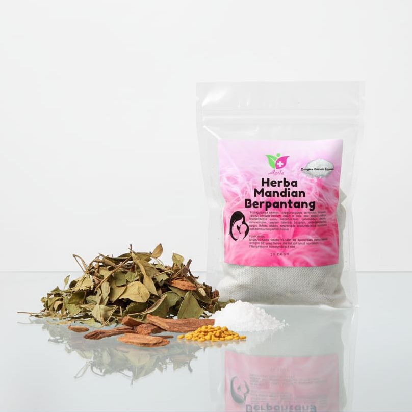 Bunjut Uncang Herba Mandian Premium (30g) by Aqila mandian berpantang bersalin kualiti tinggi confinement herbal bath