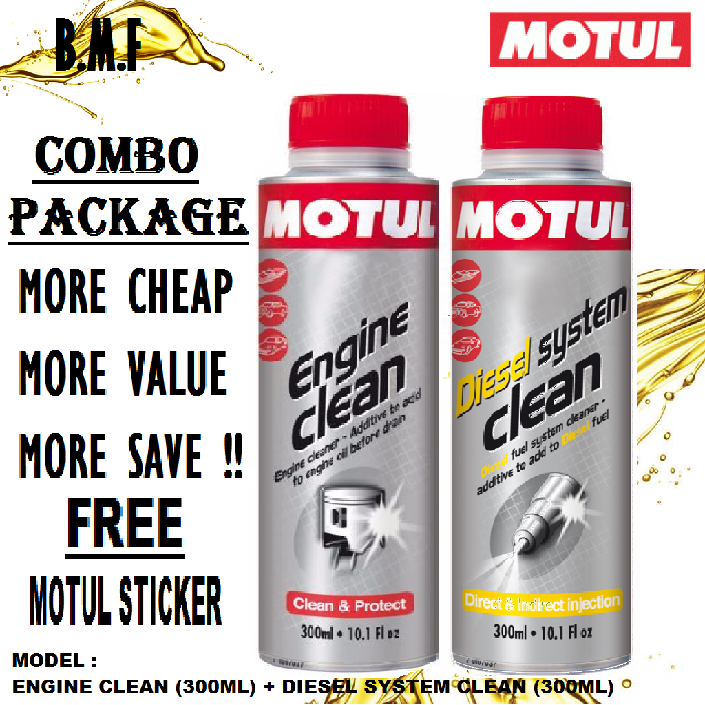 MOTUL ENGINE CLEAN 300ML AND DIESEL SYSTEM CLEAN 300ML Price, Reviews