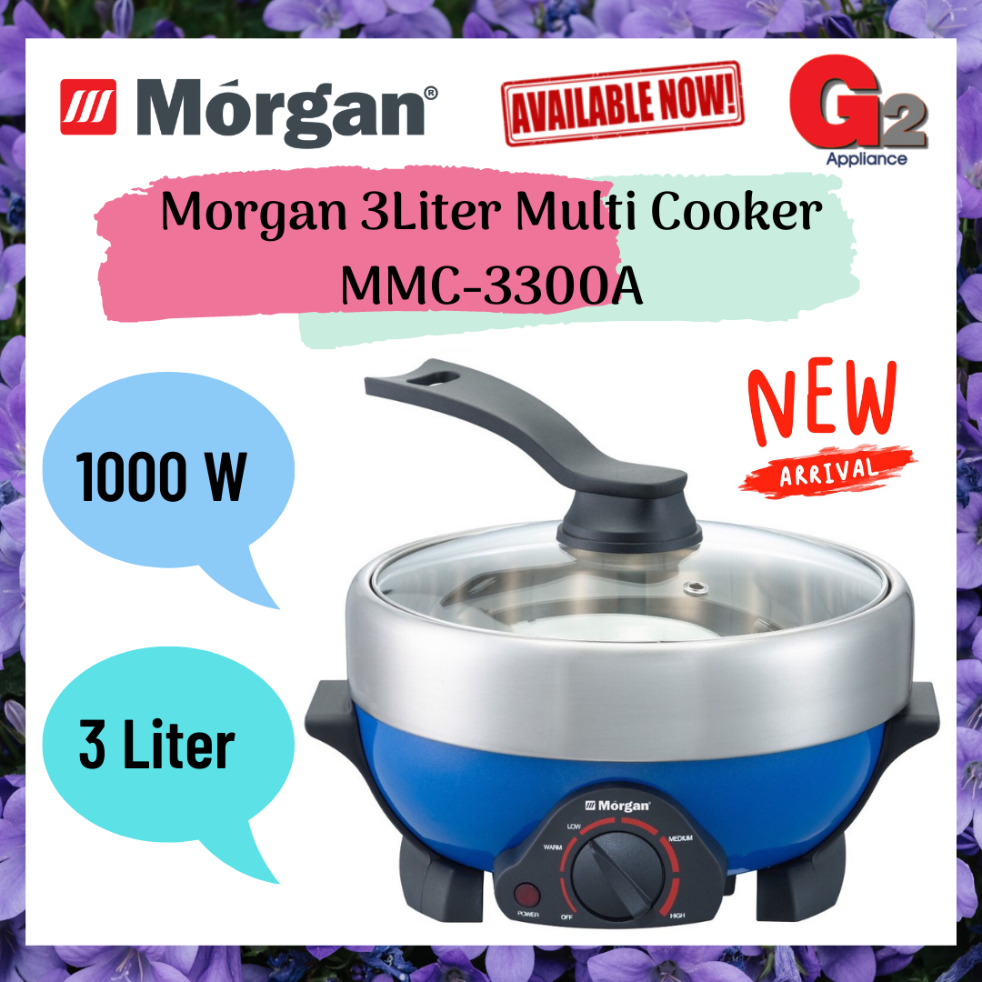 Morgan 3Liter Multi Cooker MMC-3300A (Ready Stock)