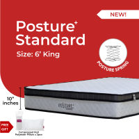 (Top Pick) Goodnite Posture Standard 10inch Thick + Posture Coil Mattress (King/Queen/SuperSingle/Single) (10 Years Warranty)