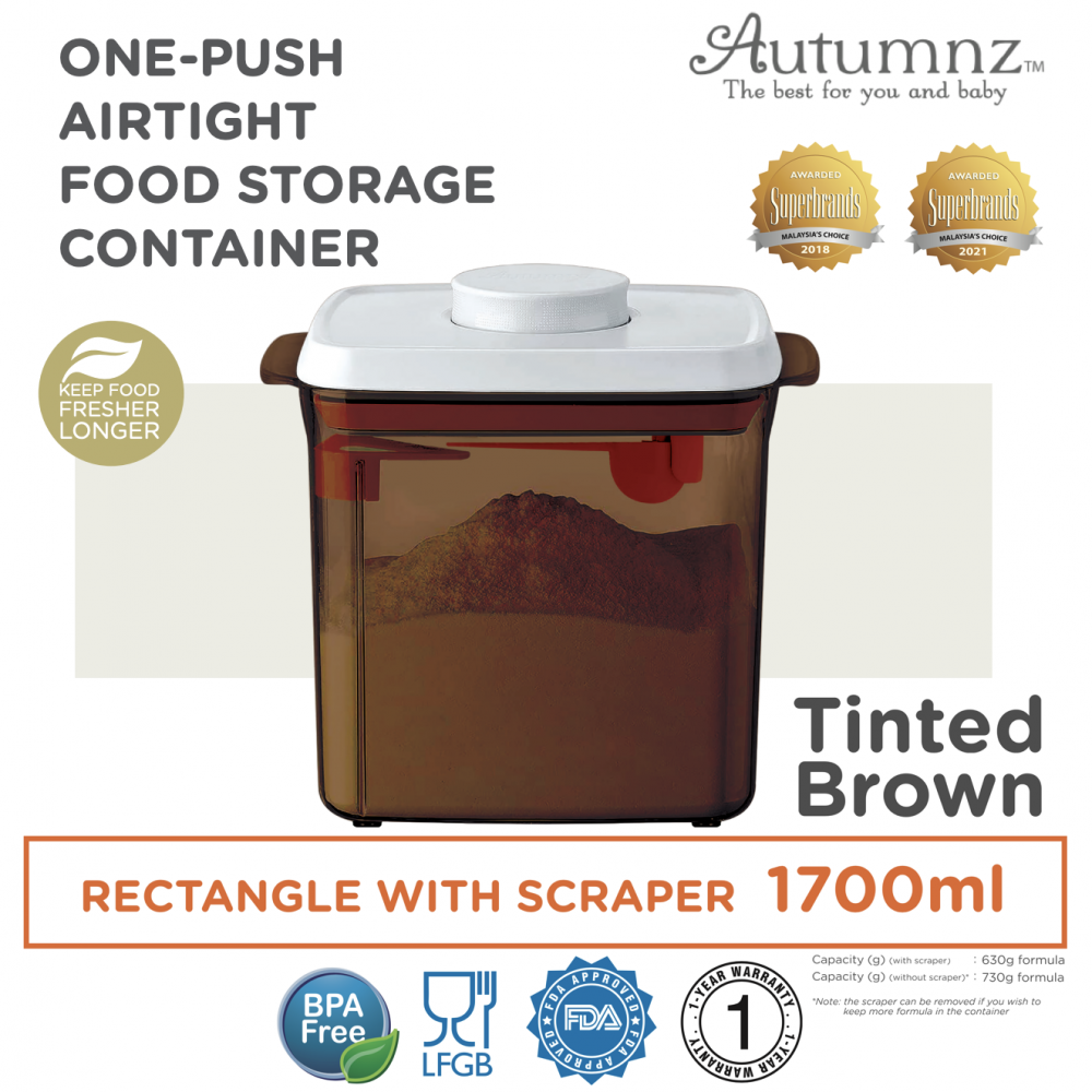 Autumnz One-Push Airtight Food Storage Container