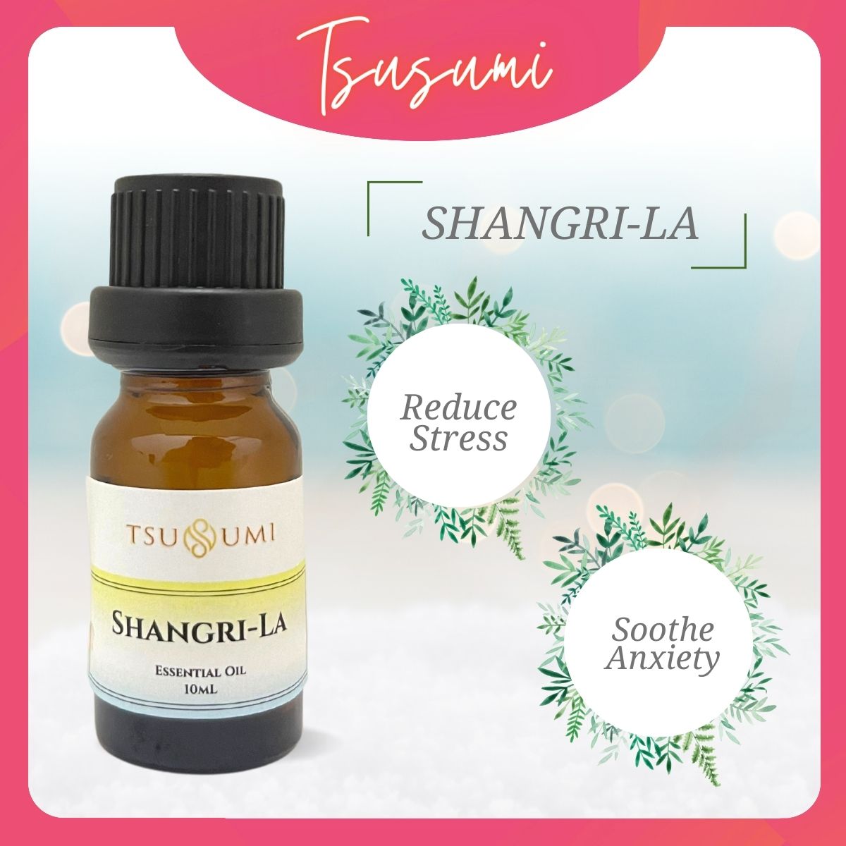 SHANGRI-LA Essential Oil 10ml Water Soluble Aroma Air Diffuser Humidifier Fragrance Aromatherapy Perfume Freshener Relieve Headaches Aroma Terapi Wang Minyak Pati Sakit Kepala