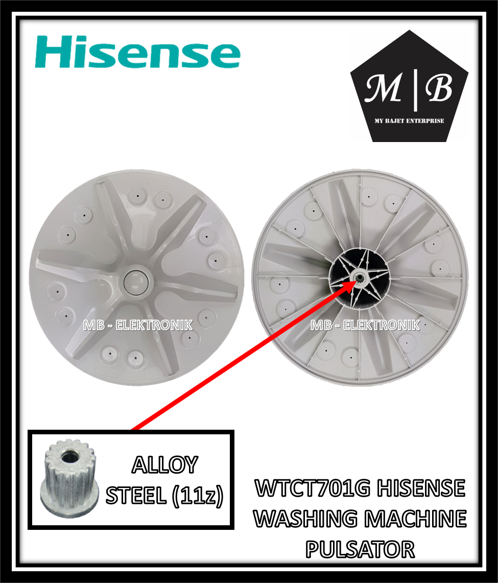 {UPGRADED} HISENSE WASHING MACHINE PULSATOR WTCT701G WTDW751S | New PGMall