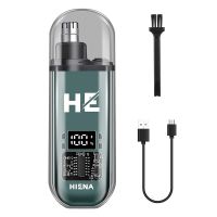 Electric Nose Hair Trimmer Waterproof Portable Type-C Rechargeable 360° Rotating Head Beard Eyebrow Multifunction Trimer Bulu Hidung Elektrik Tanpa Sakit