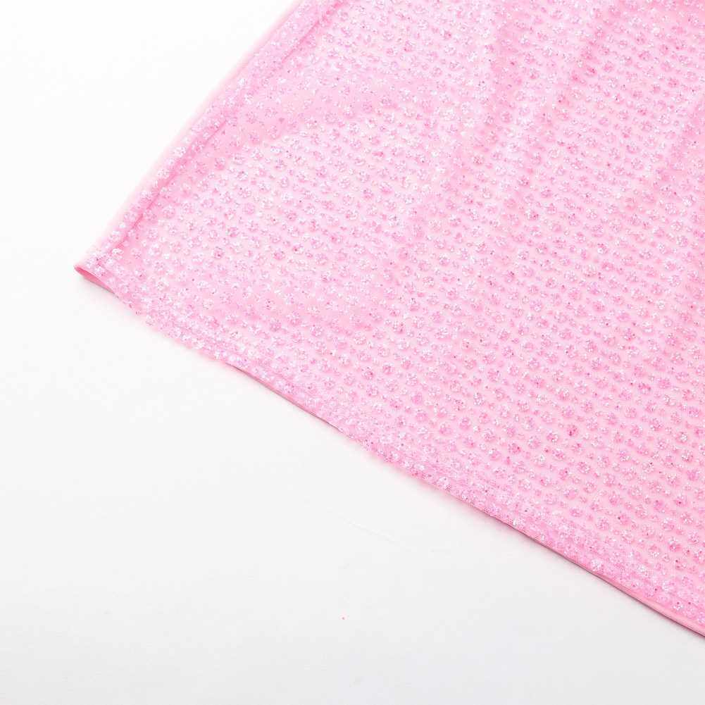 Best Selling Sexy Women Sequin Glitter Bodycon Dress Sheer Mesh Sleeveless Backless Night Party