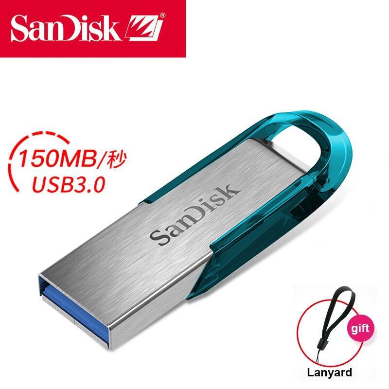 Bảng giá Ổ Đĩa Flash USB Sandisk 32 GB 64GB USB3.0 Ổ Đĩa Kim Loại Siêu Tinh Tế Chính Hãng DJ OTG Loại C Đĩa Logo Tự Làm Trên Khóa Thẻ Nhớ Màu Xanh Phong Vũ