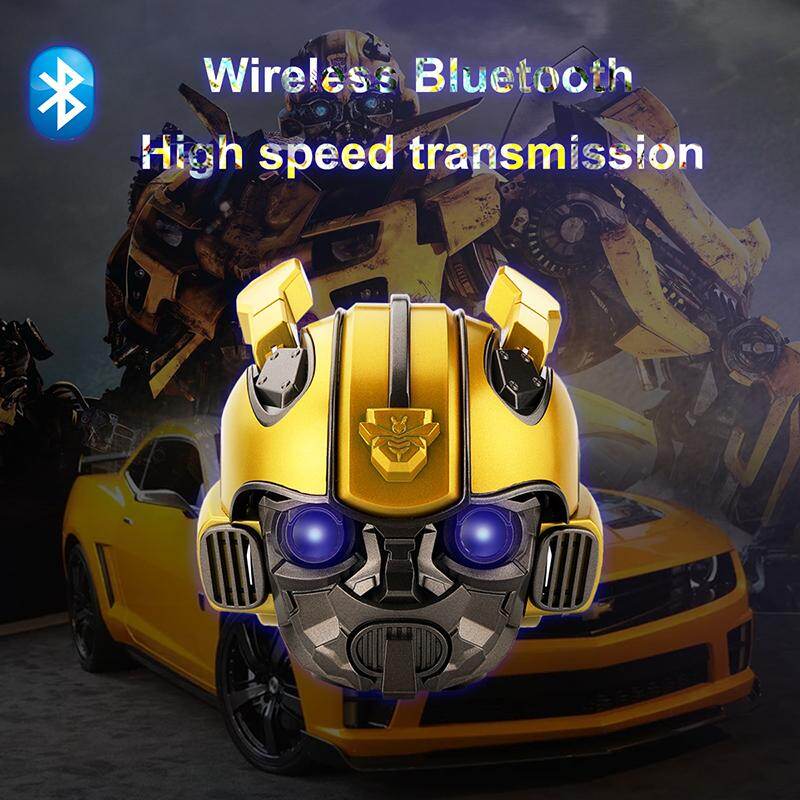 Bumblebee Loa Bluetooth Mũ Bảo Hiểm Loa Siêu Trầm Thông Minh Đài Fm Usb Mp3 TF Loa Âm Thanh Nổi Không Dây Mini Cầm Tay Bluetooth 5.0