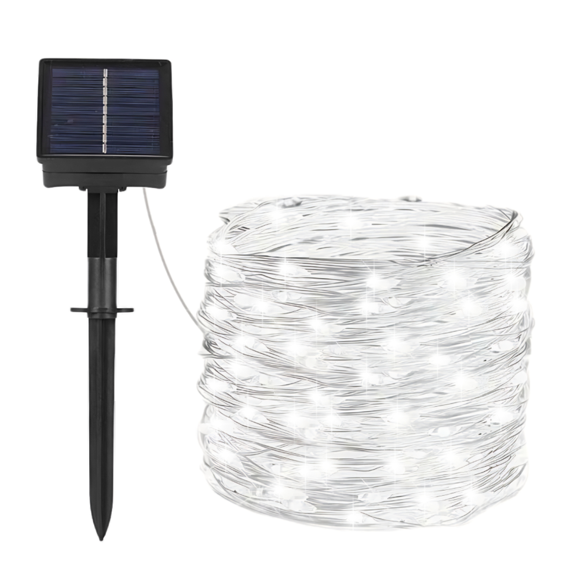 32M/22M/12M/7M 8 Modes LED Lampu Raya LED Solar Light Twinkle Starry String Copper Wire Light LED Light Strip Fairy DIY Outdoor Waterproof