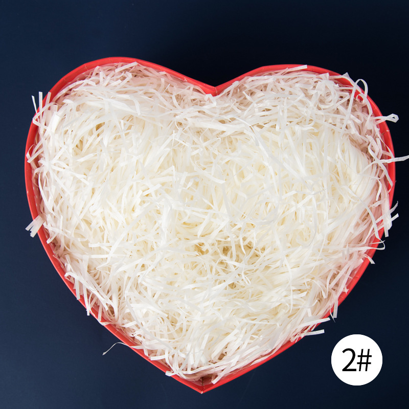 50g/100g 20 warna Cebisan Kertas Hiasan Hantaran Kenduri Colorful Shredded Paper Hamper Gift Box Filler 拉菲草碎纸丝