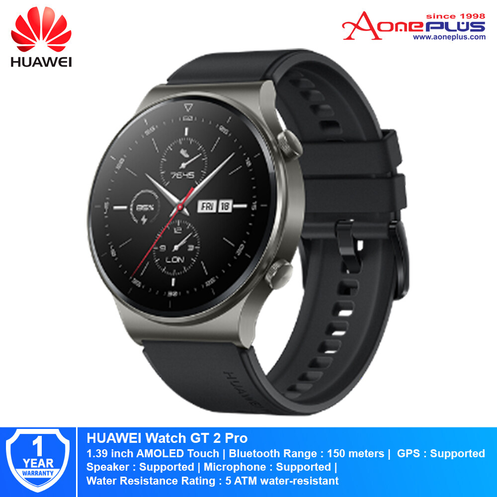 HUAWEI Watch GT 2 Pro Smart Watch 1.39 inch AMOLED Touchscreen SmartWatch - Night Black