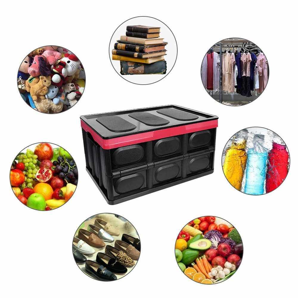 Collapsible Car Trunk Organizer Container Foldable for SUV Truck