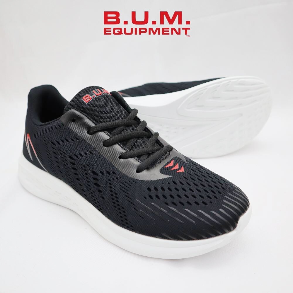 BUM Men Sneaker BM89136 Black x Red