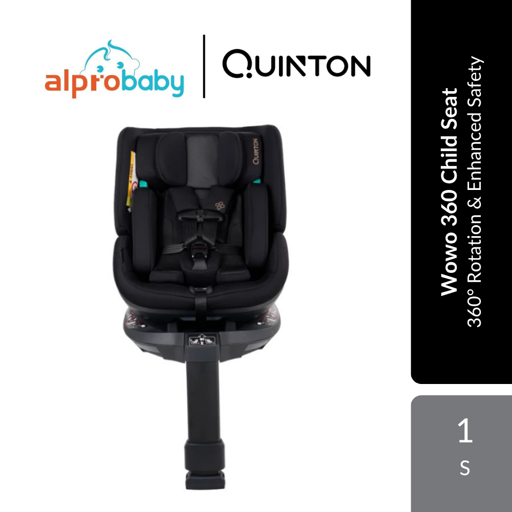 [Alpro Baby] Quinton Wowo 360 Child Seat 1s | 360° Rotation & Enhanced Safety For Comfortable Travel