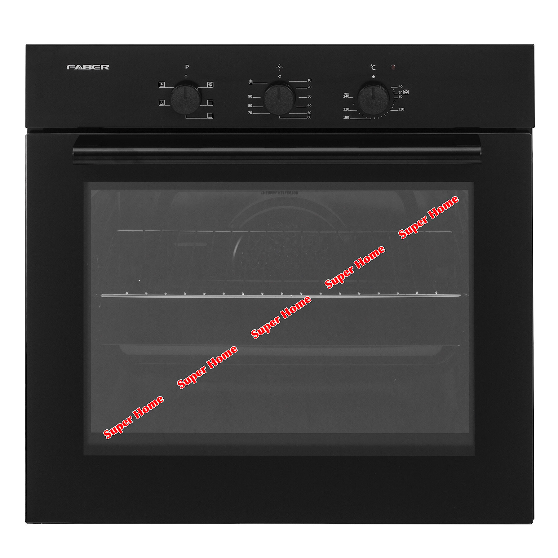 Faber Buildin Oven FERVIDO 600BK Faber 60L Buildin Oven 6 Functions