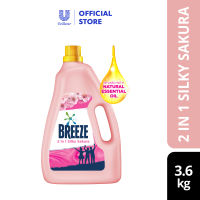 Breeze Liquid Detergent 2in1 Silky Sakura 3.6kg
