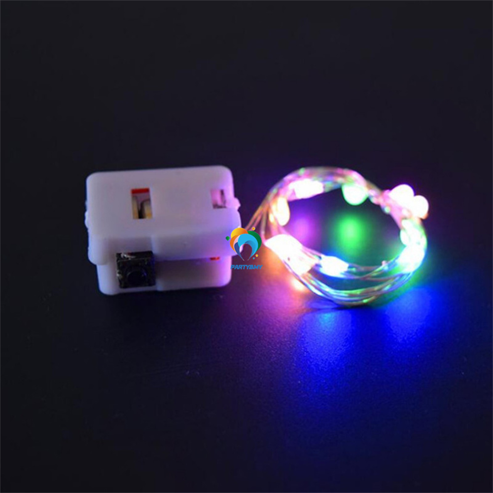 LED luminous light adjustment flash color light string small string light line led luminous light string