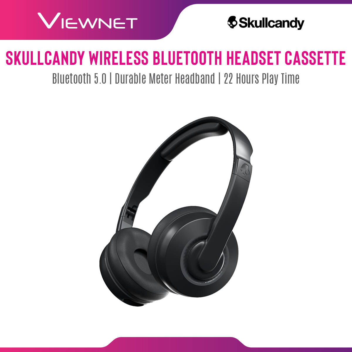 Skullcandy Cassette Wireless Bluetooth On-Ear Headphones