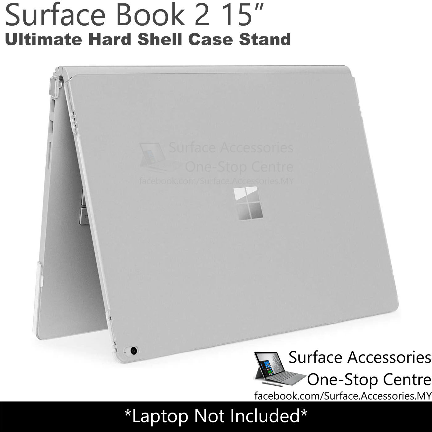 [MALAYSIA]Microsoft Surface Book 2 15 Ultimate Case Stand Cover Surface Book Flip Case Surface Book Cover Surface Book Stand for Surface Book i7 Model