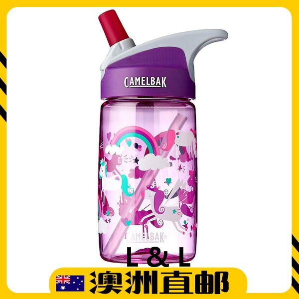 [Pre Order] CamelBak Eddy Kids 400mL Drinking Water Bottle - Unicorn Holiday (Import from Australia)