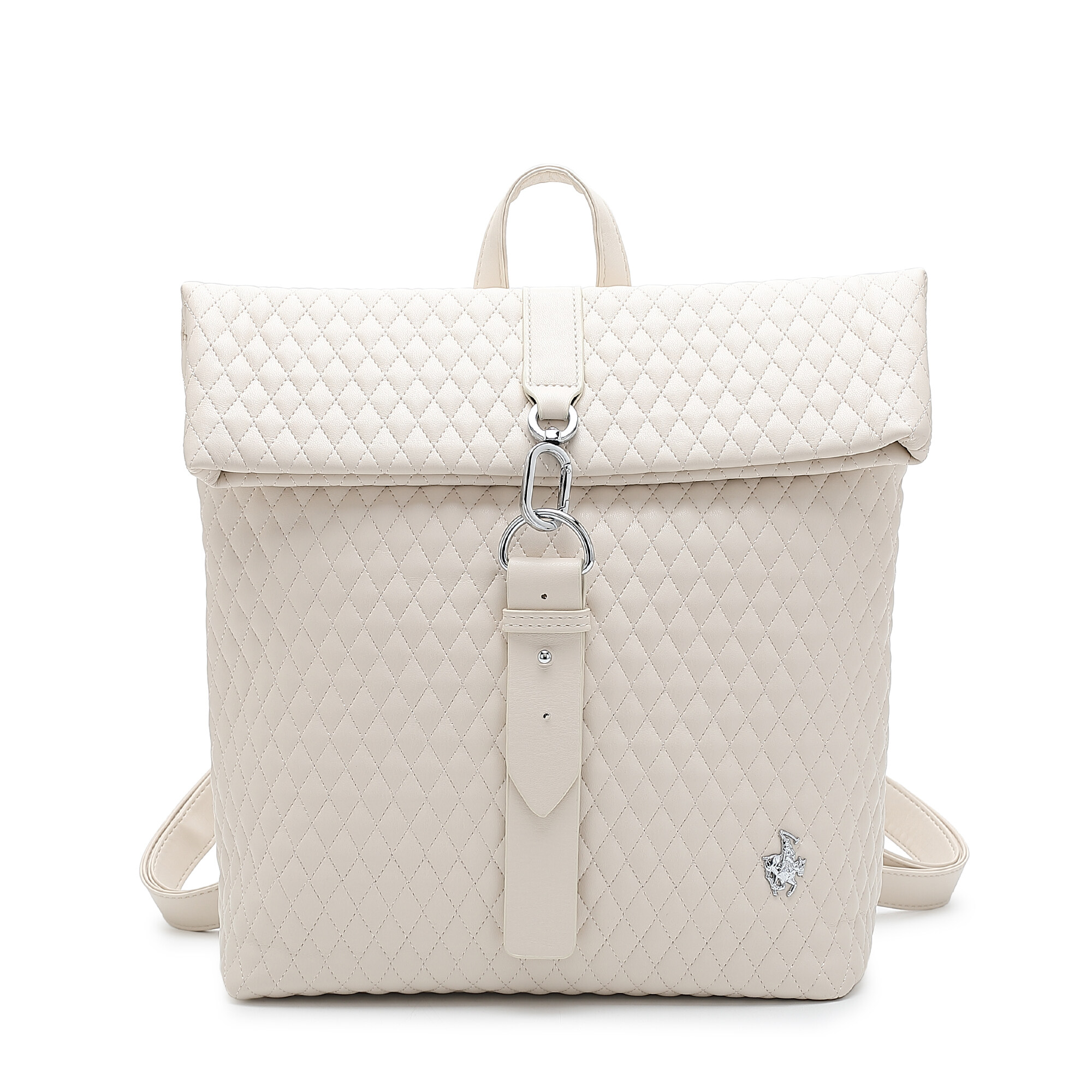 SWISS POLO Ladies Quilted Backpack HJH 536-3 BEIGE