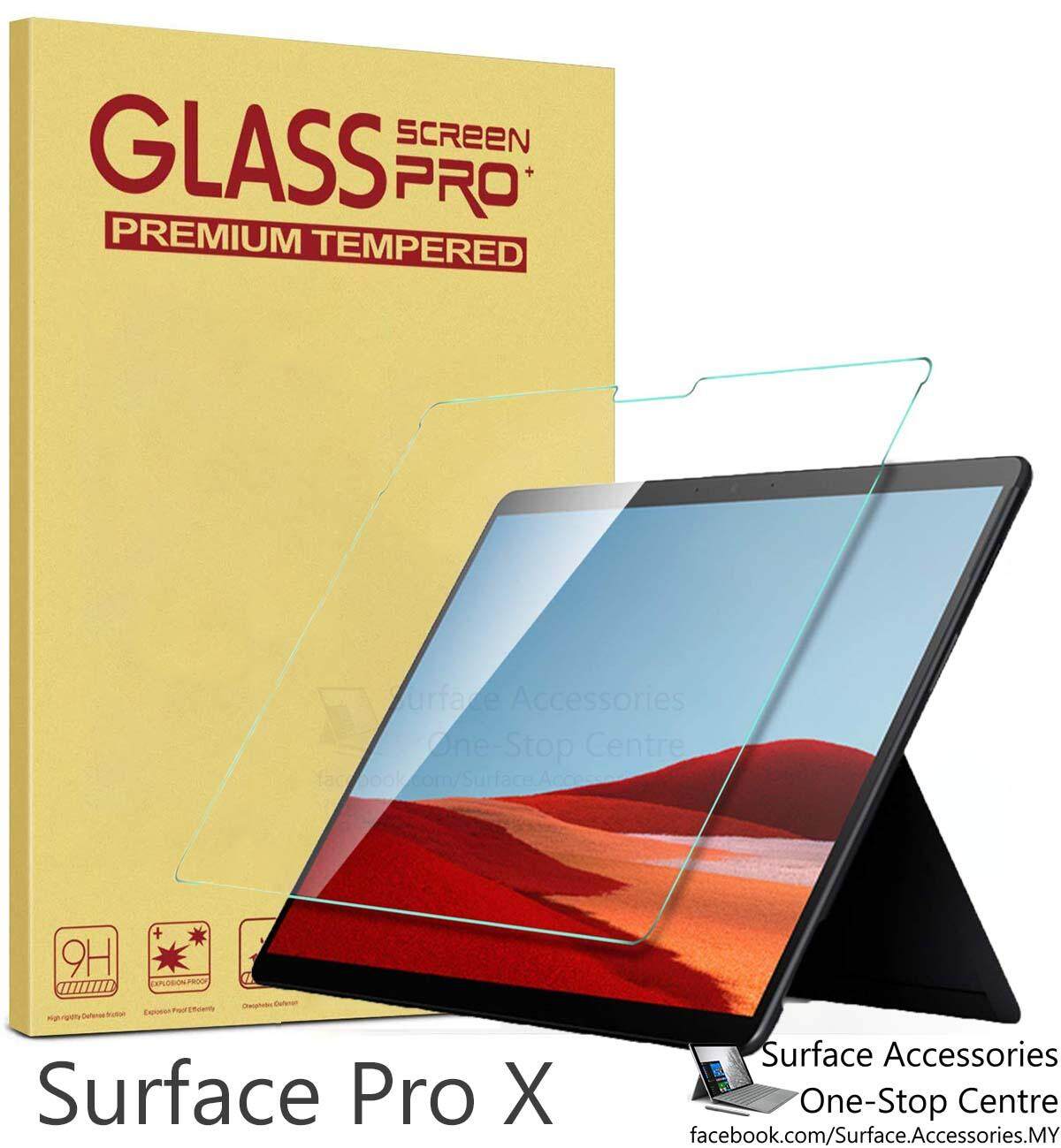 [MALAYSIA]Microsoft Surface Pro X Tempered Glass Hardness 9H Hardness Nano Coating Anti Shatter Film Surface Pro X