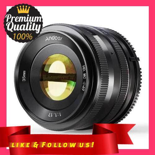People's Choice Andoer 35mm F1.7 APS-C Manual Focus Camera Lens Large Aperture Prime Fixed Lens Replacement for Sony E-Mount Mirrorless Cameras A7III/A9/NEX 3 3N/NEX 5 5T 5R/NEX 6 7/A5000/A5100/A6500/A6400/A6300/A6100/A6000 (Standard)