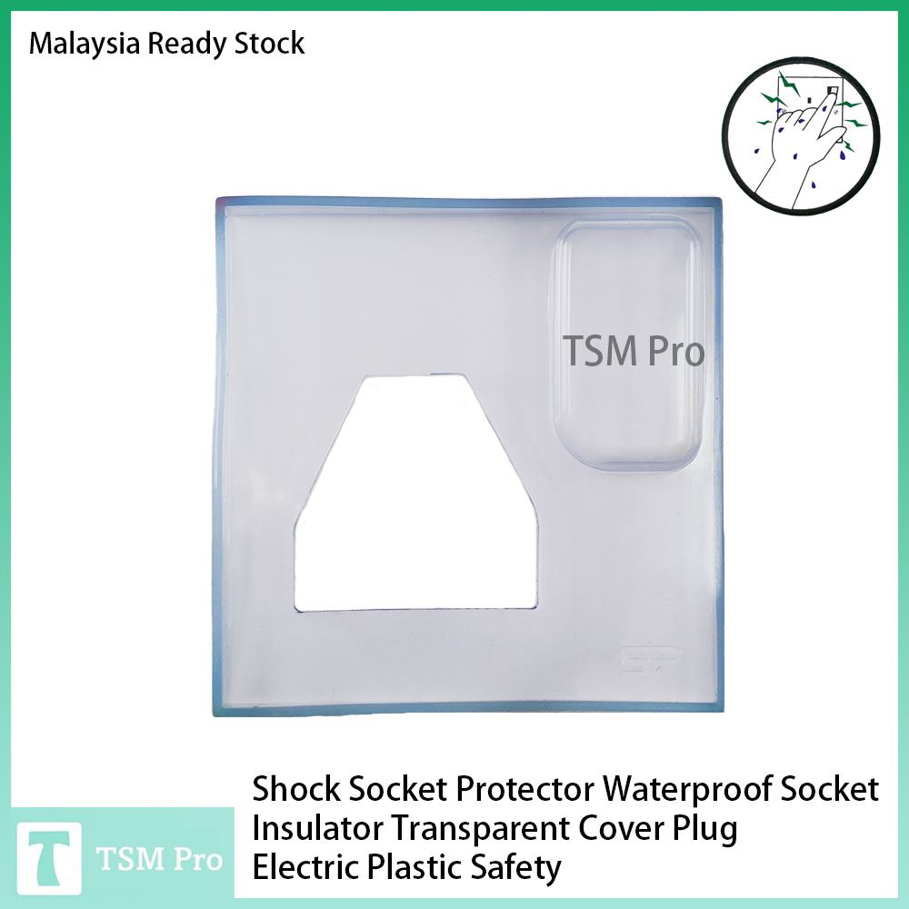 Shock Socket Protector Waterproof Socket Insulator Transparent Cover Plug Electric Plastic Safety