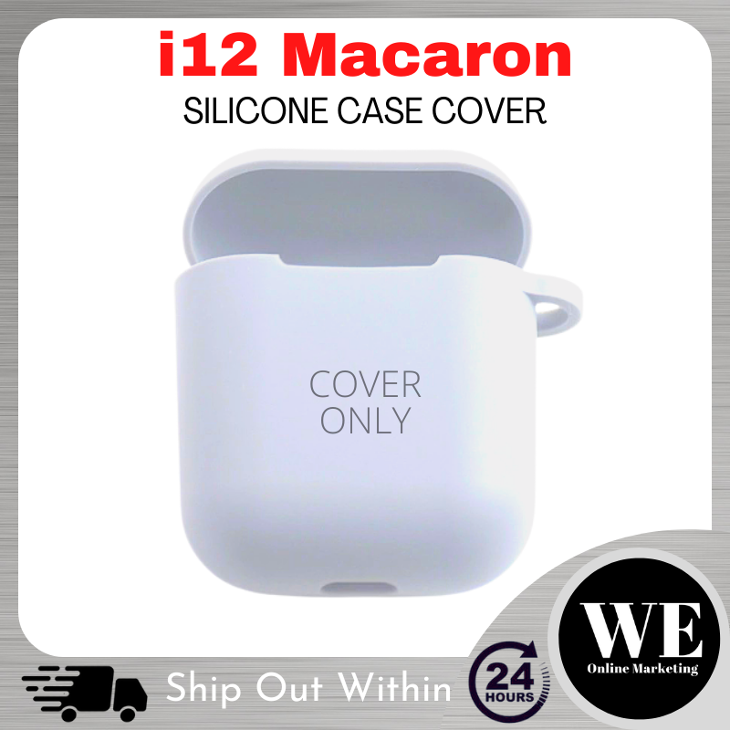 (Ready Stock) i12 TWS Macaron Silicone Earphone Case Cover Protective Silicone