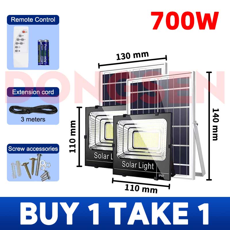 Solar Light outdoor lighting 7000W Solar Spotlight Lampu Solar IP67 Waterproof solar led Street light 太陽能燈戶外 led