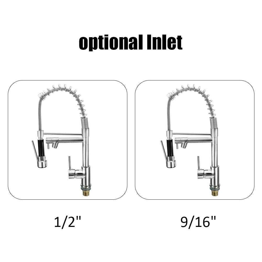 Pull Out Single Linked Kitchen Water Faucet Hot and Cold Crane Kitchen
