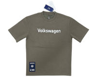 Volkswagen Men Oversized Logo Round Neck Tee - ZA0149
