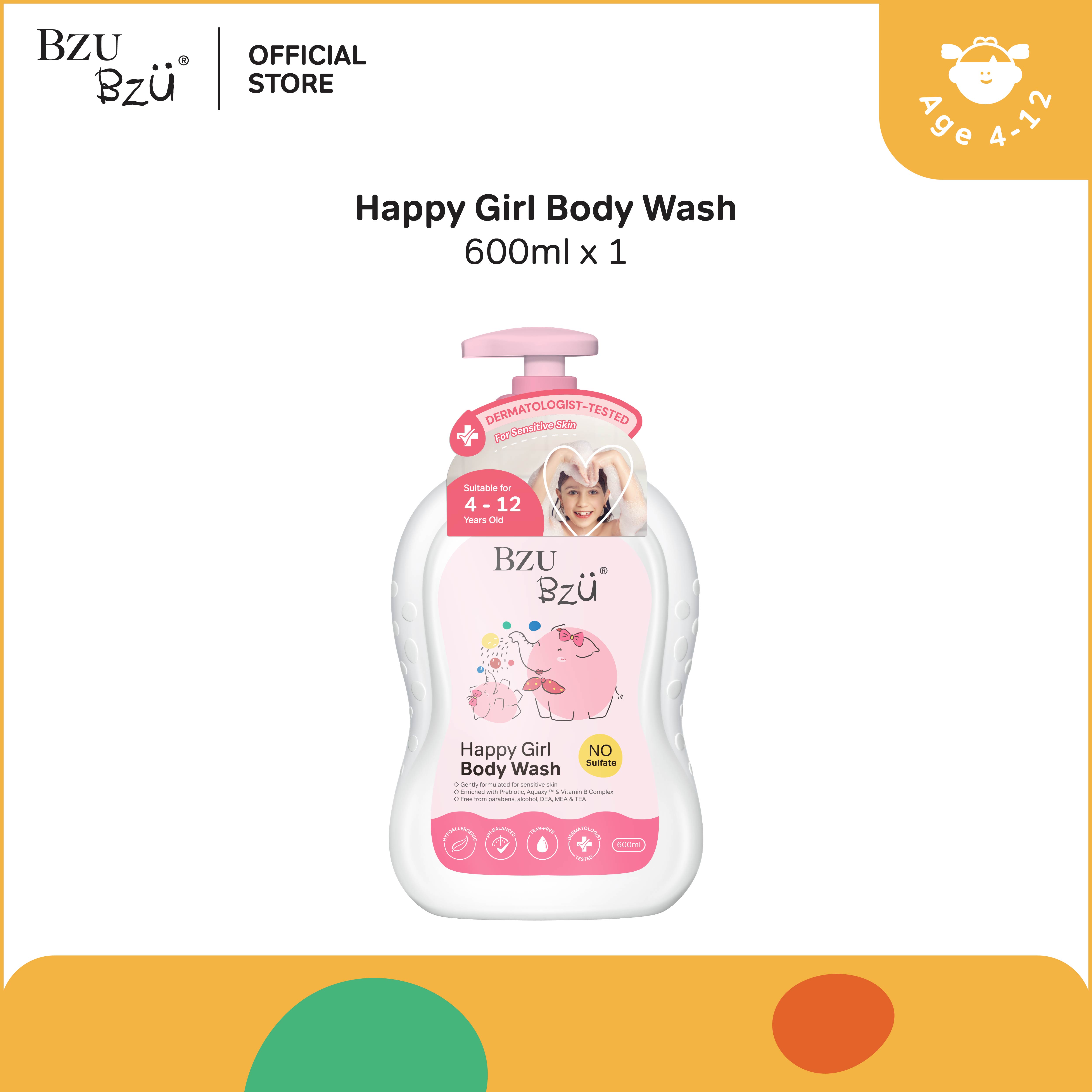 BZU BZU Happy Girl Body Wash Bundle Deal (600ml)