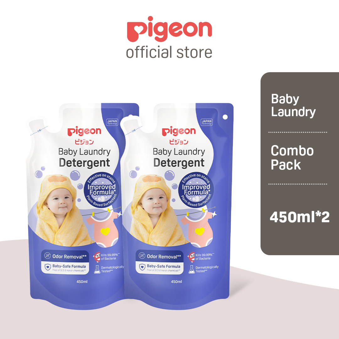 Pigeon Baby Laundry Detergent 450ml Refill x 2