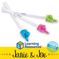 LEARNING RESOURCES 15″ Rainbow Hand Pointer Toy (Single Unit)- Age 3-10 Random Colour Educational Classroom Teacher Resources School Supplies