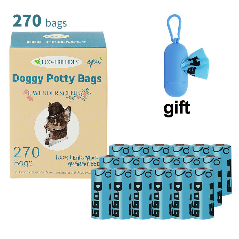 Dog Poop Bag Leak Proof Eco-friendly Quality Thick Waste Bags for Puppy Dog Outdoor Garbage Poop Clean Litter Bags Pet Grooming