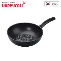 HAPPYCALL 24cm Non Stick Diamond Solar Wok Pan / Kitchenware / Dinnerware / Dining / Households / Kitchen Tools / Kitchen Utensils / Periuk Korea / Periuk Tak Melekat / Periuk Happycall
