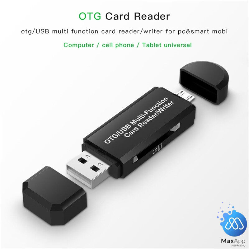 (Ready Stock) Multifunction 4In1 Micro usb / OTG USB Card Reader TF Card Reader/SD memory card Reader